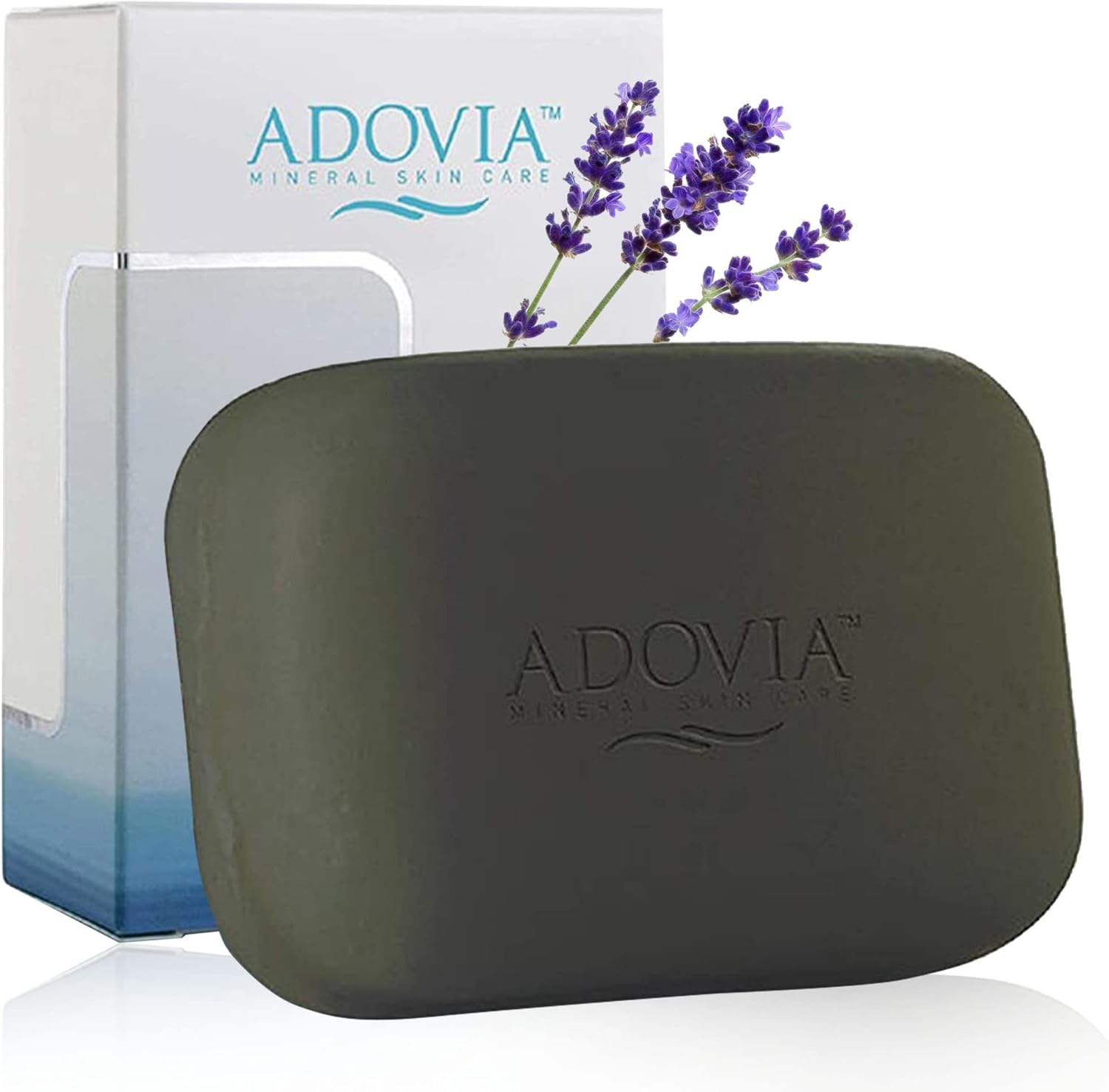 Adovia Natural Dead Sea Mud Soap Great For Eczema, Psoriasis Or Acne