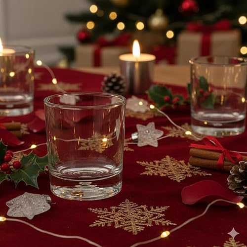 Miniatura 7 de Juego de 6 vasos de whisky de 6 23 onzas, juego de 6 vasos de base pesada para cócteles, coñac, borbón, cristal sin plomo, apto para lavavajillas