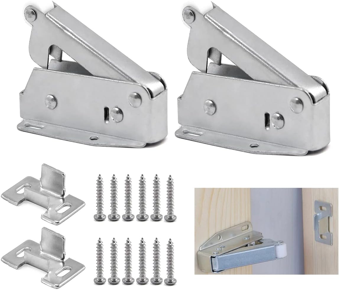 Automatic Spring Catch for Press to Open Cupboard Doors and Loft Attic ...