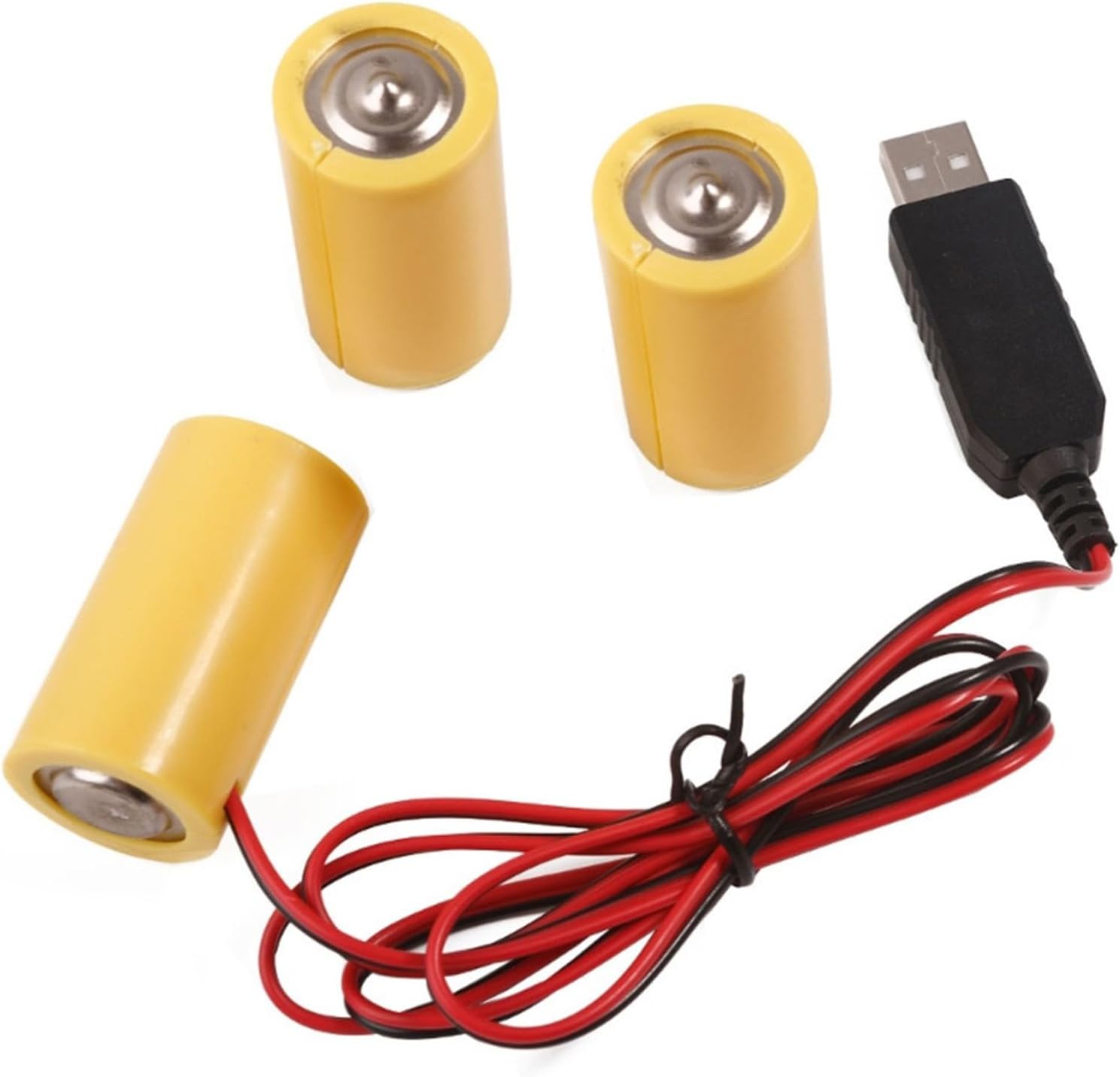 USB to 4.5V LR14 C Battery Eliminators Cable Cord Battery Power Supply Wire for Toy/Controllers/Water Heater