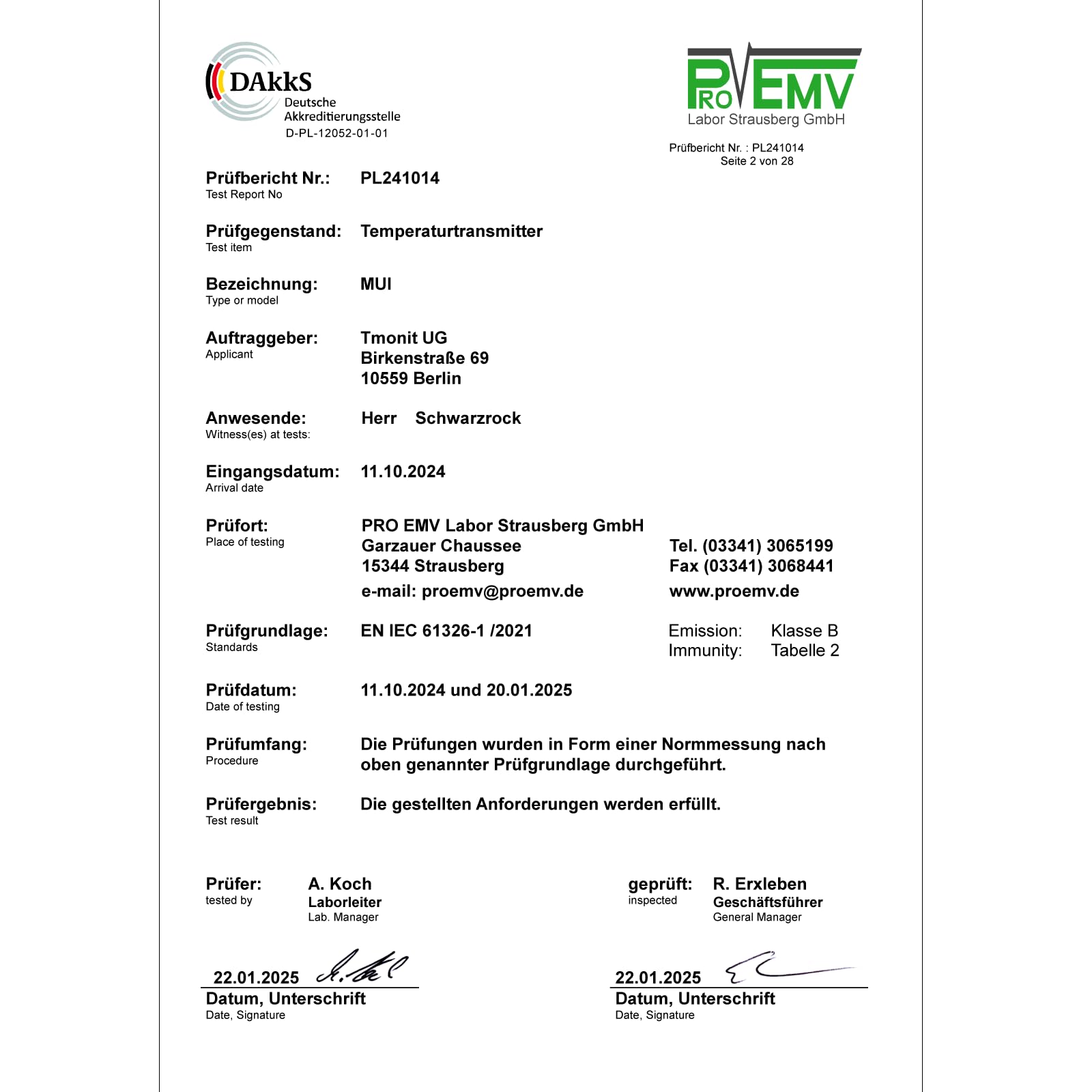 Transducteur de température extérieure 0-10 V ou 4-20 mA | Plage de mesure réglable | Fabriqué en Allemagne | Réponse rapide | Capteur PT1000, IP65, industrie, chauffage, ventilation