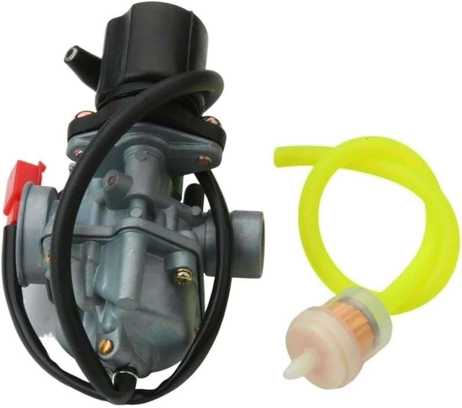 Drezzo Carburador cortacésped Piezas de Motor Carburador para Peugeot 50 Ciclomotor para Scooter 19 mm