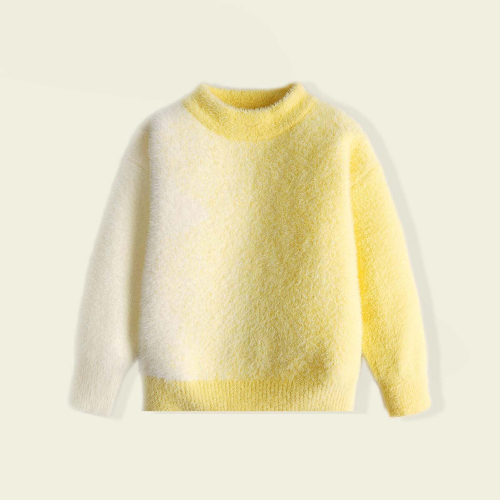 Generico Maglione Bambina 12 Anni,Maglione Invernale per Bambini Girocollo Manica Lunga Stile Maglia Autunno Inverno Pullover per Bambine di età Media E Bambina (3 Anni E 8 Anni)