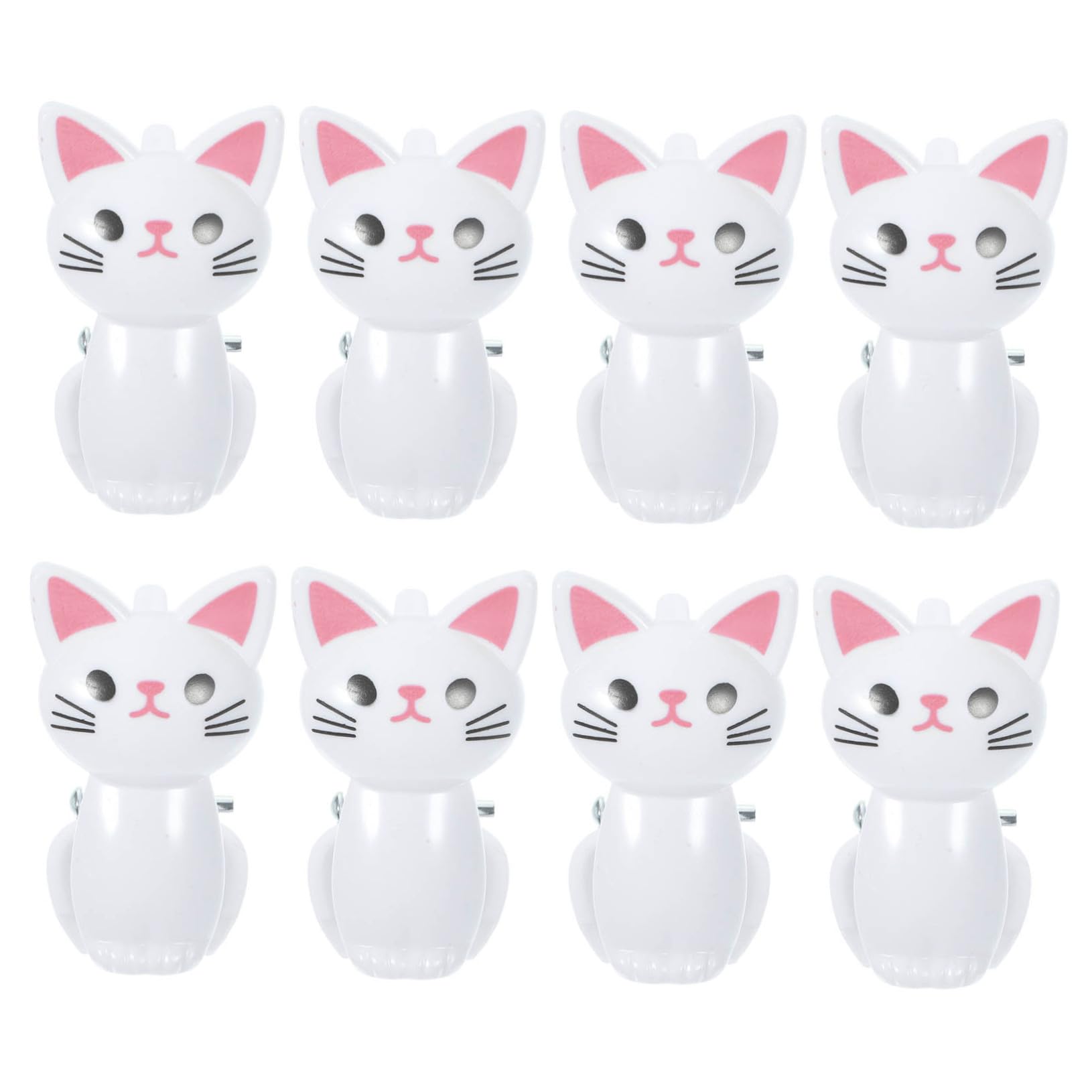 Holibanna 8Pcs Cute Cat Clips Reusable Sealing Clips for Food Bags Snack Bags and Decorative Use Bag Sealers for Chips Photos and More Compact and Lightweight