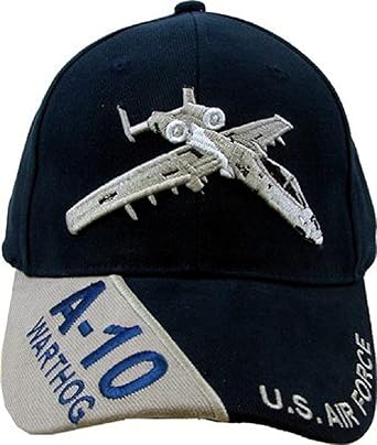 Eagle Crest US Air Force A-10 Warthog Ball Cap, Blue, Adjustable