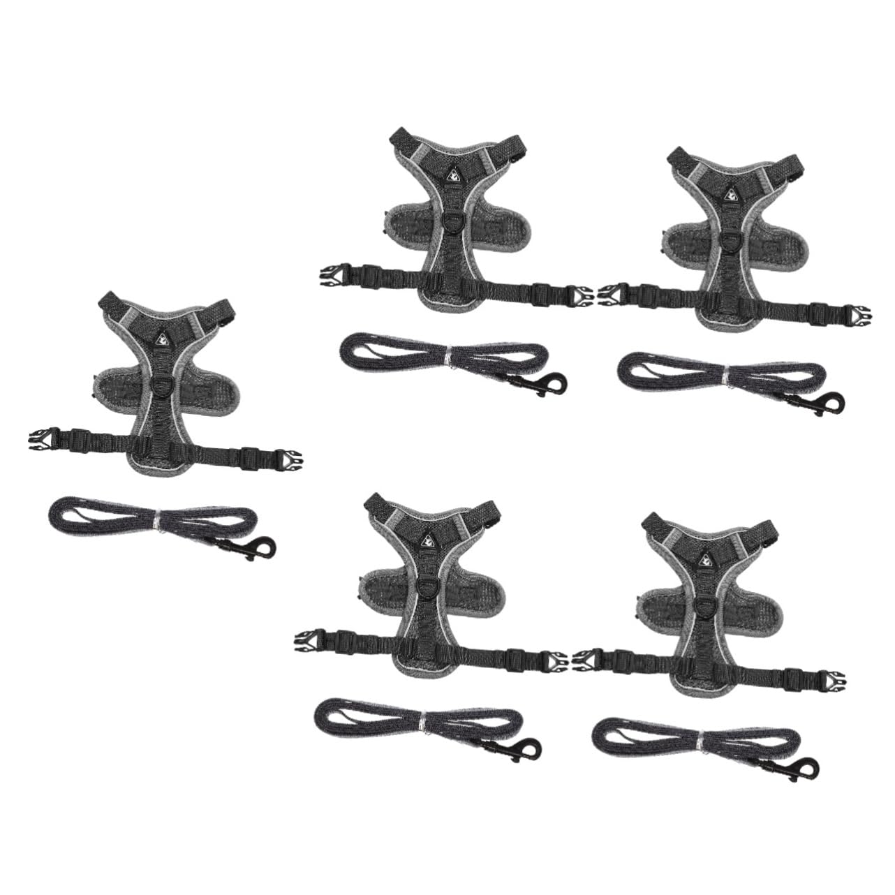 POPETPOP 5 Pz Tipo Di Gilet Gatto Guinzaglio Da Passeggio Cucciolo Gilet Pettorina Per Cani Con Guinzaglio Per Cani Di Piccola Taglia Imbracature Per Pettorina Per