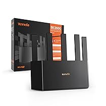 Tenda RE3L Router Wi-Fi 7 BE3600 Dual-Band, Mesh WiFi, Porte WAN, LAN Gigabit, 5 Antenne Verticali, 4K-QAM, MLO, NFC, VPN, WPA3, Controllo tramite App