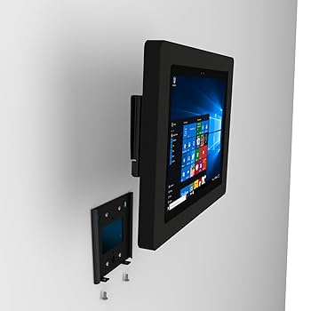 VidaMount Black Covered Home Button VESA Enclosure Compatible With IPad