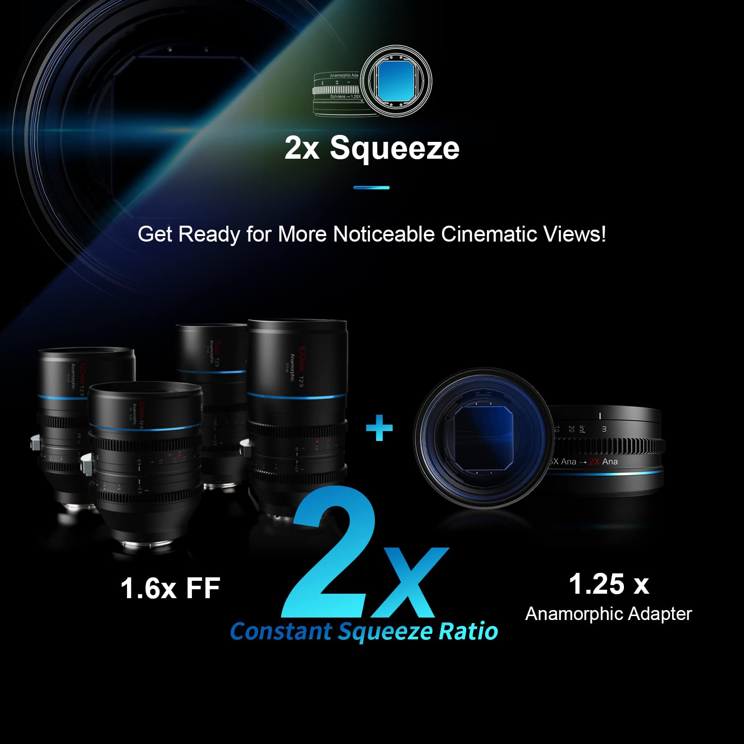 Amazon.com : SIRUI T2.9 1.6X Full-Frame RF-Mount Anamorphic