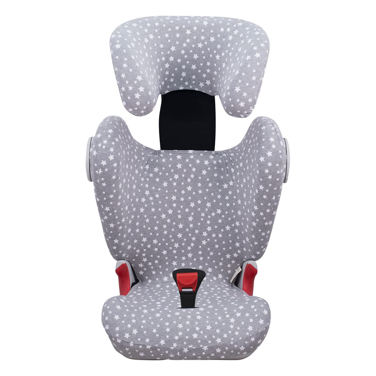 JYOKO KIDS Bezug kompatibel mit Römer KIDFIX II XP SICT, kidfix 2 S, Kidfix Z - Line (WHITE STAR, MIT AUGE)
