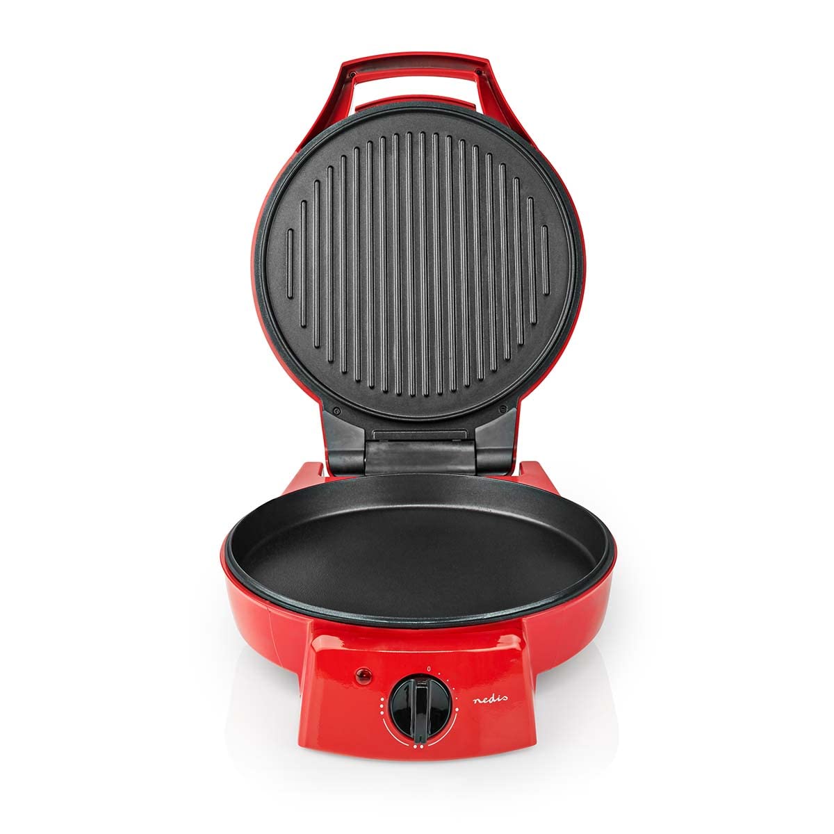 Nedis FCPM100FRD - Máquina para pizza (aluminio)