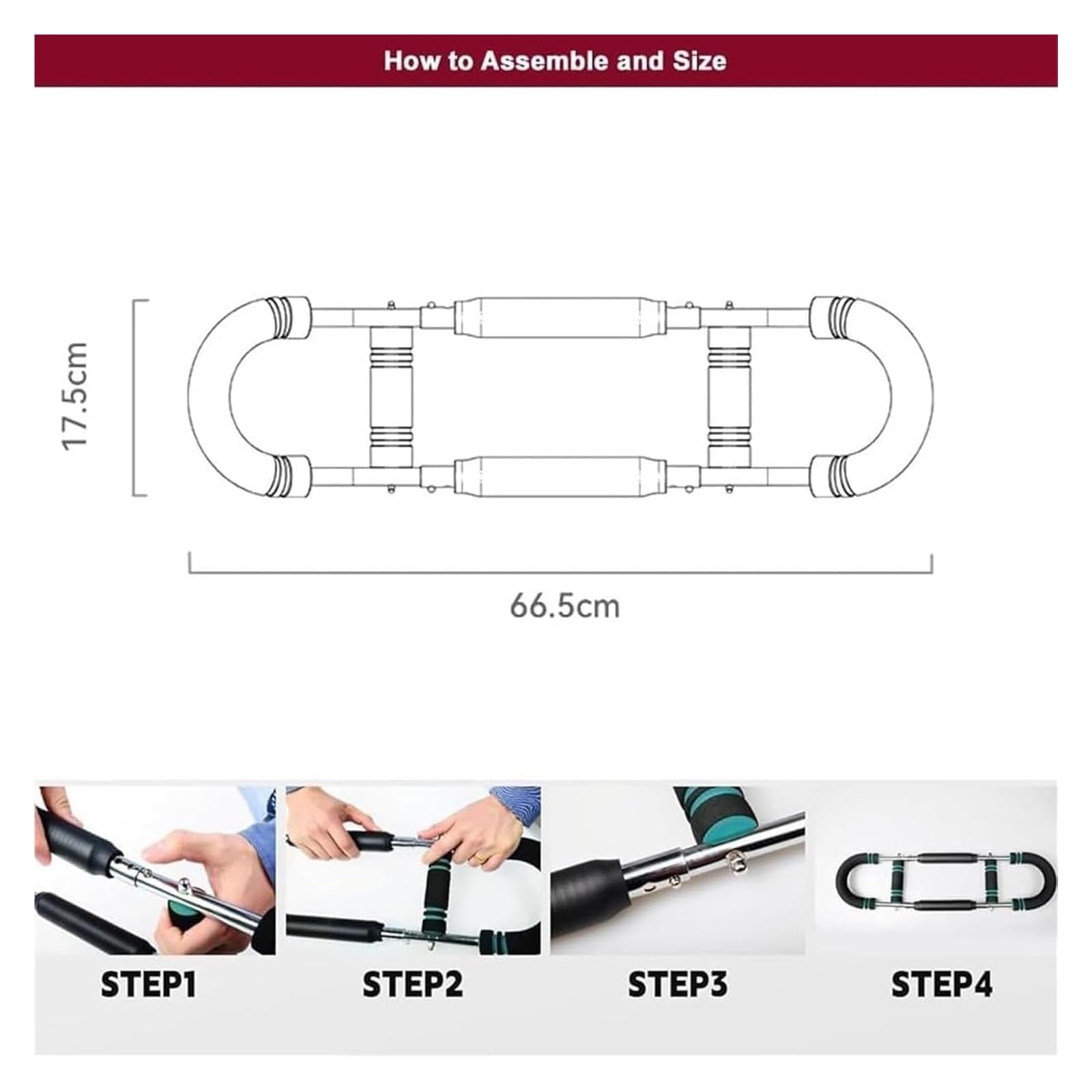 Twister Arm Exerciser, Regulowany ekspander klatki piersiowej, Wzmacniacz siły mięśni, Sprzęt do ćwiczeń ramion, Idealny kształt ciała dla mężczyzn, Wygodny sprzęt do ćwiczeń w domu