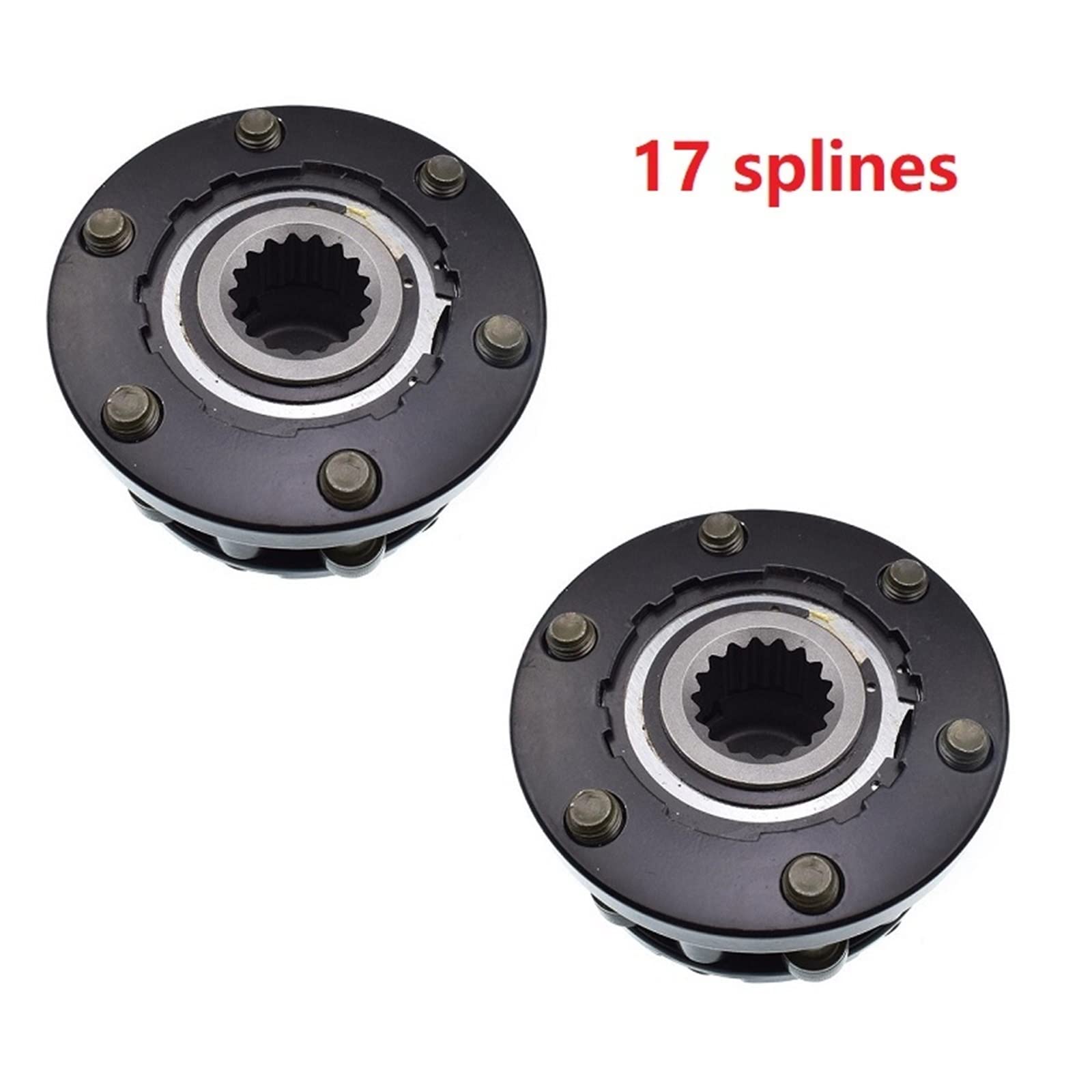 KOKPIT 2 uds aptos for ISUZU Trooper for Opel Frontera cubo de rueda de carrera de bloqueo libre 4WD cubos mecánicos AVM433 Manual 17 SPLINES 897113446PT