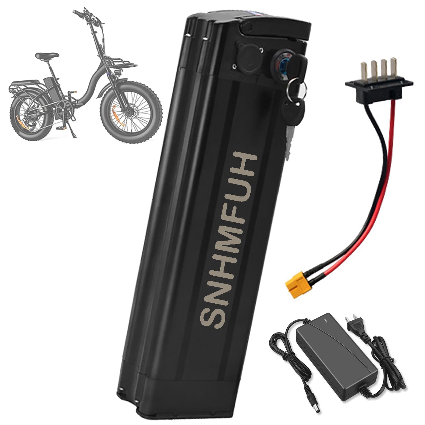 電動自転車　48V/8ah Amazon | SNHMFUH 24V 36V 48V 自転車の電池 8Ah - 15Ah Eバイク用電池