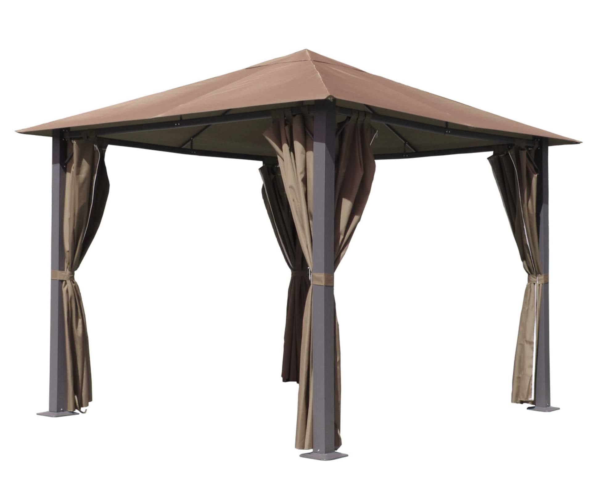 GRASEKAMP Universal-Ersatzdach Für Pavillon – 293x293 Cm, Polyester Mit UV-Schutz – Wasserabweisend & Langlebig