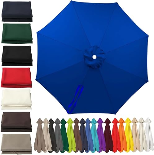 Toile De Parasol De Jardin (200cm--350cm) Pour 6 Bras/8 Rechange