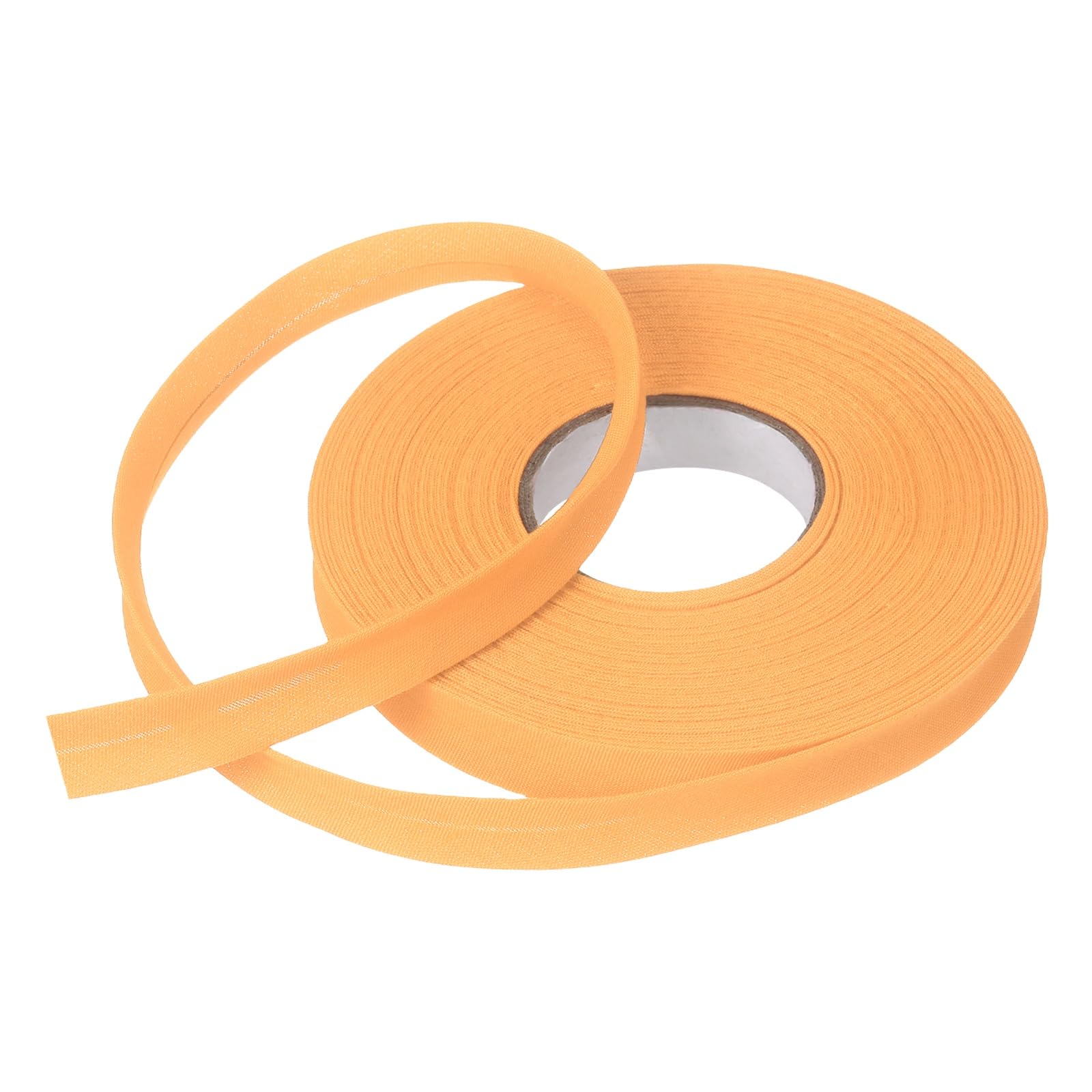 sourcing map 1/2 Inch Single Fold Bias Tape Polyester Continuous Bulk Bias Tape for Sewing,Seaming Quilting Hemming Binding Crafts (Apricot 15 Yards) โ image 1