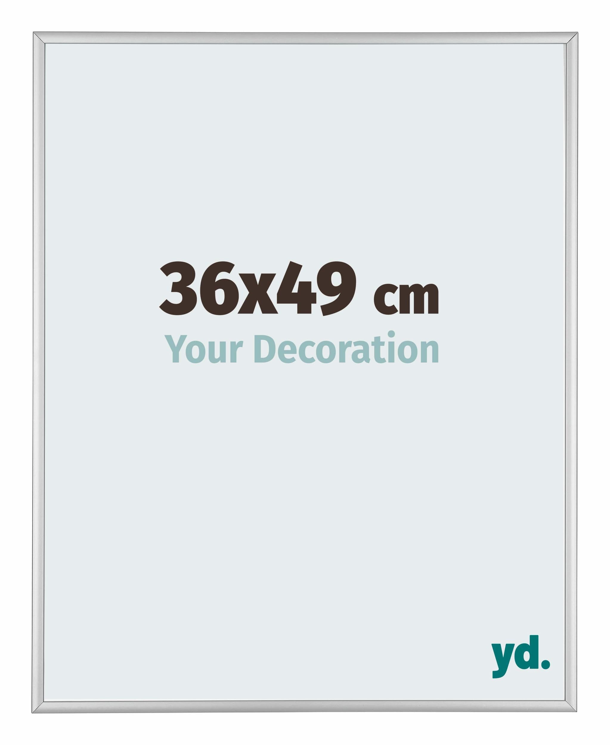Your Decoration - Puzzle frame 36x49 - Silver Matte - Puzzle frame 500-1000 Pieces - Aluminium Photoframe - Kent