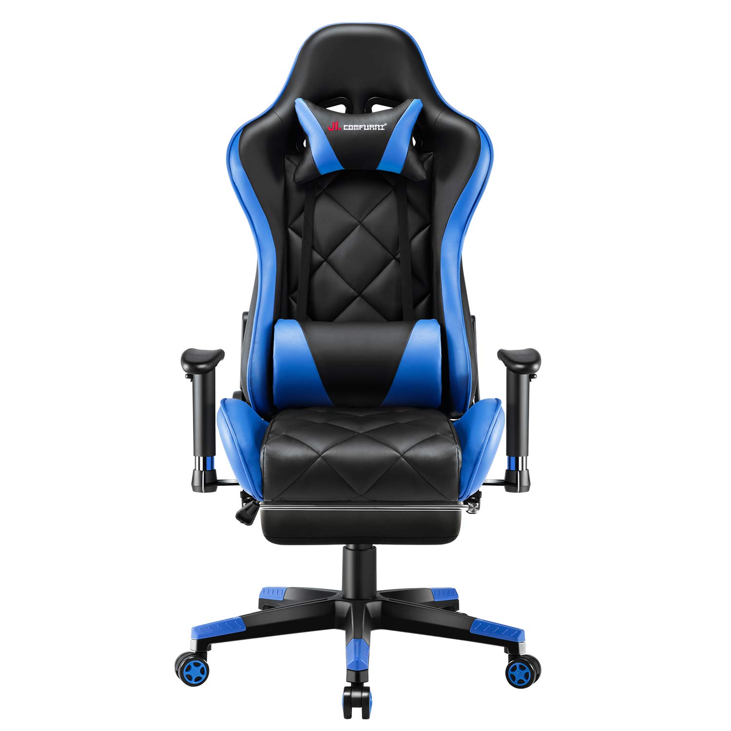 Buy JL Comfurni Video Gaming Chair Racing Computer Chair with Footrest