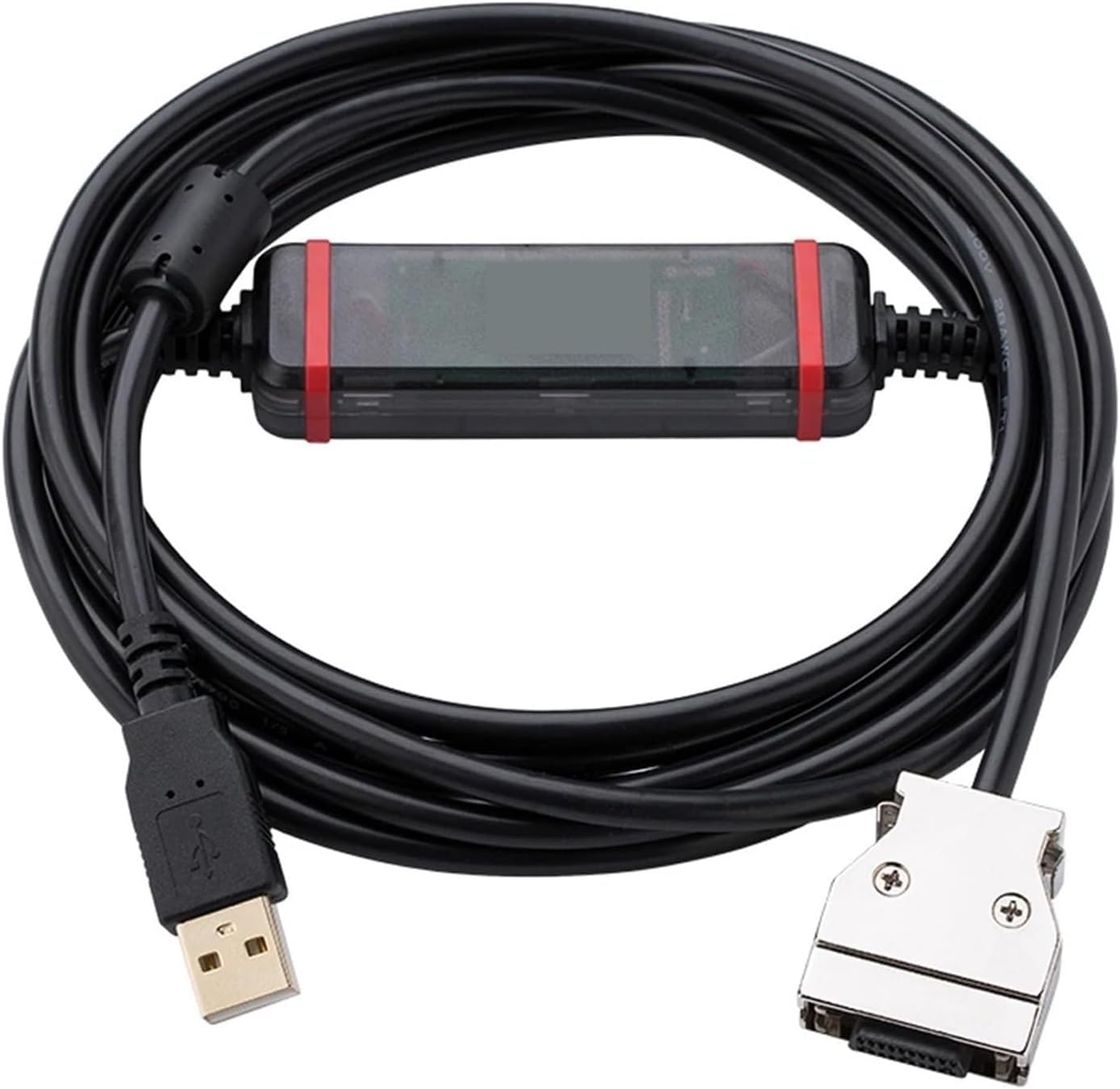 MIFANI Cable Ethernet de red, adaptador USB-CIF02 for cable de programación PLC serie CPM1/CPM1A/CPM2A/CPM2AH/C200HS/C200HX/HG/HE CQM1 Línea de descarga de datos (color: FTDI) (Color : Ftdi)