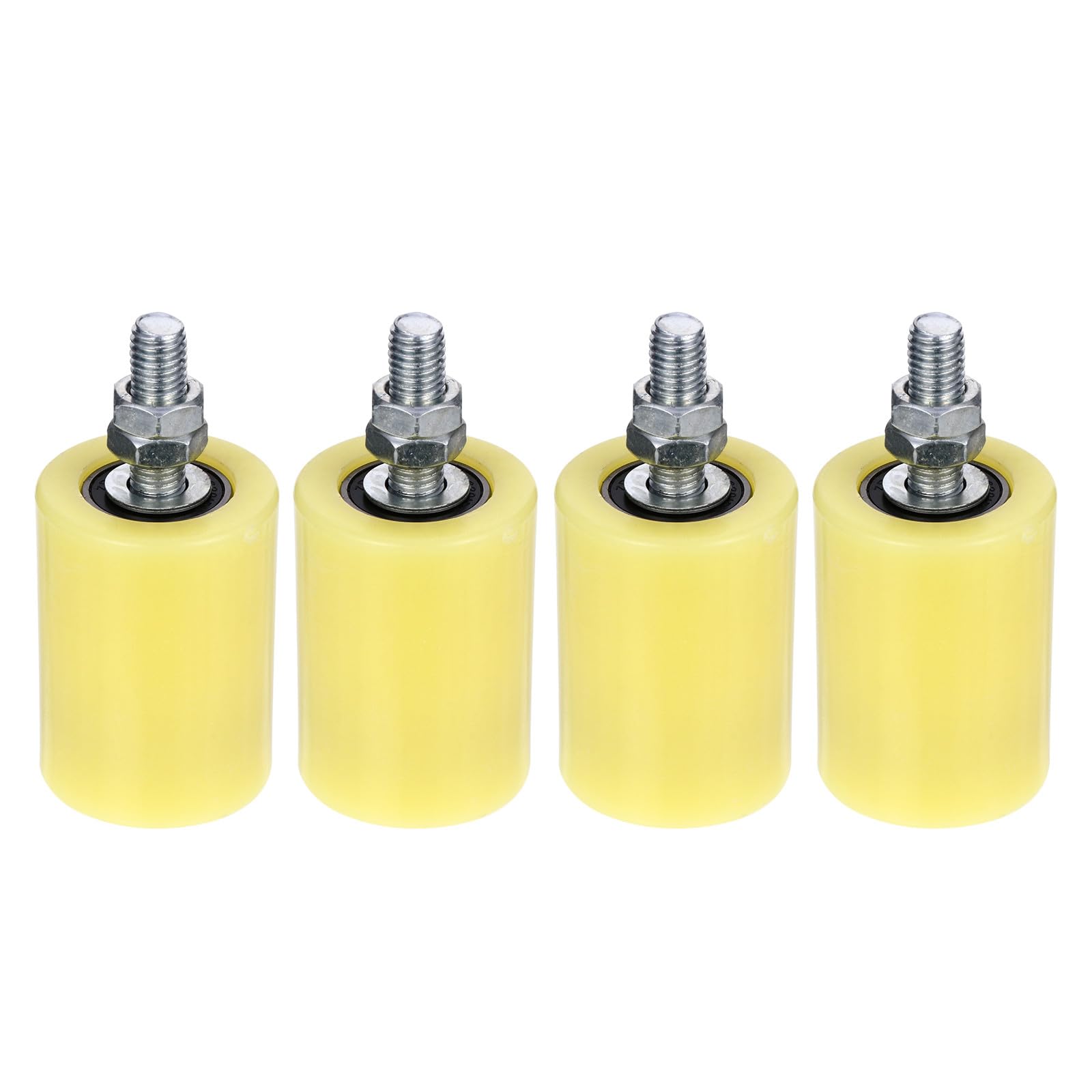 Galets de guidage en nylon robustes, rouleaux acier anti-bruit pour portail