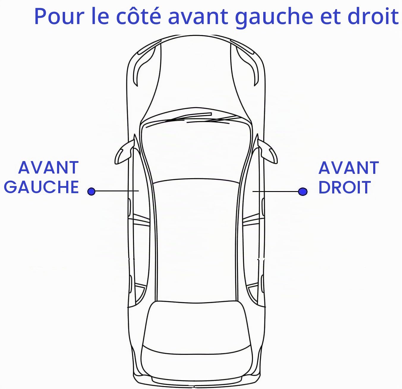 Twowinds Poignée 6N0837207 Compatible avec Ford Galaxy (1995-2015) - Gauche | Compatible avec VW Sharan (1995-2010), Polo (1994-2001)