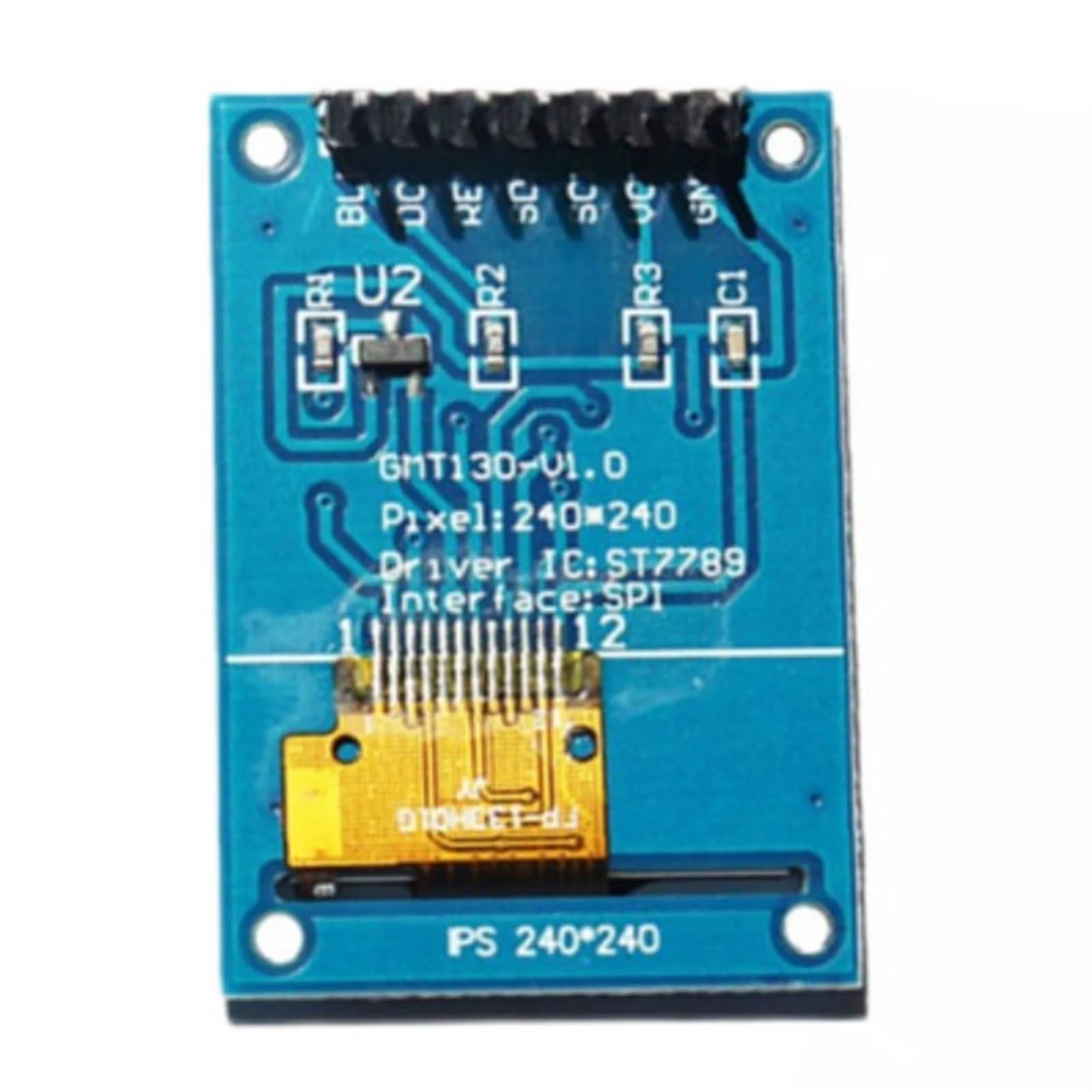 QAXIOQCS 1.3 Inch 3.3V 7PIN HD Full Color TFT Display Screen ST7789 Drive IC 240 * 240 LCD OLED Display 240x240