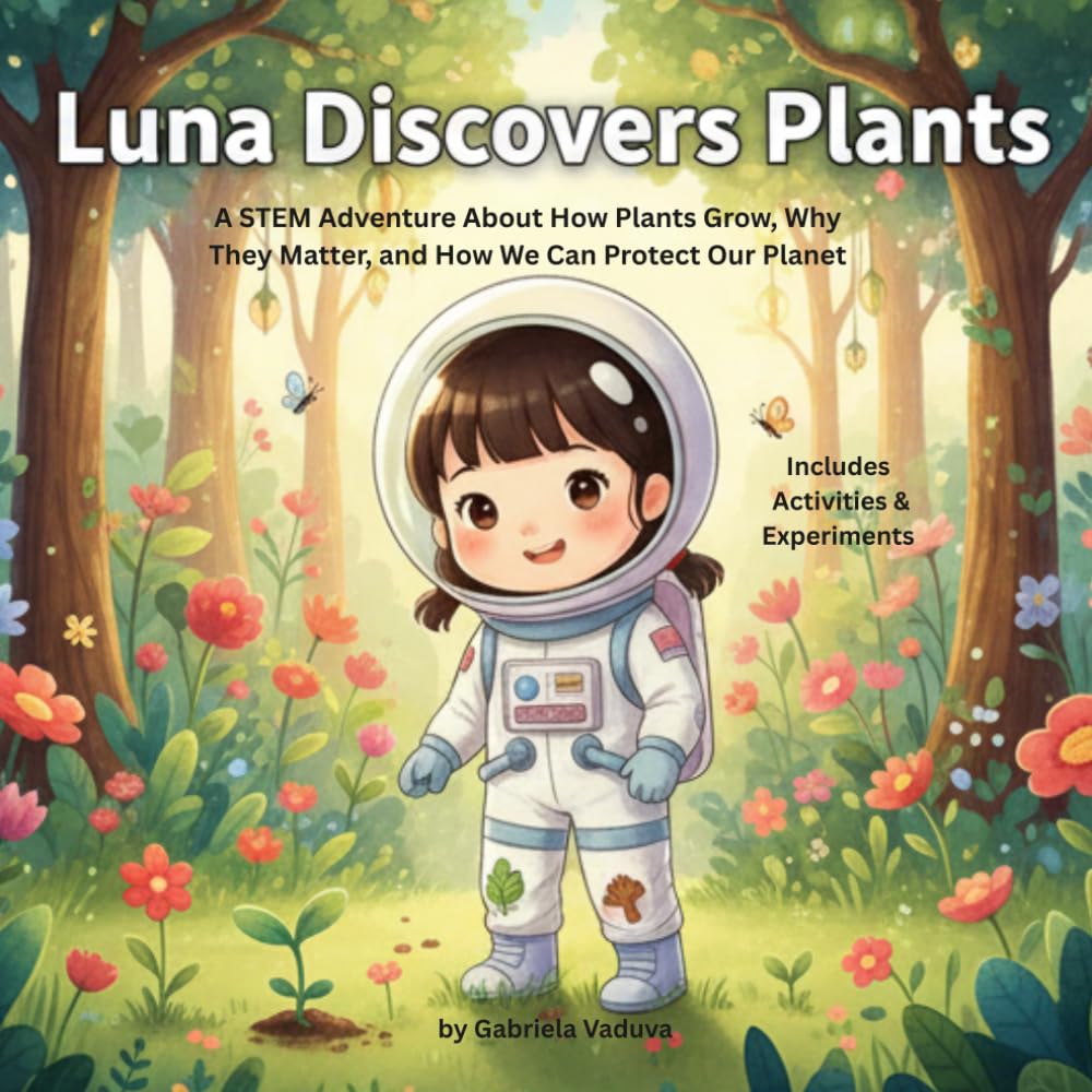 LUNA DISCOVERS PLANTS: A STEM Adventure About How Plants Grow, Why They Matter, and How We Can Protect Our Planet (Luna the little astronaut)