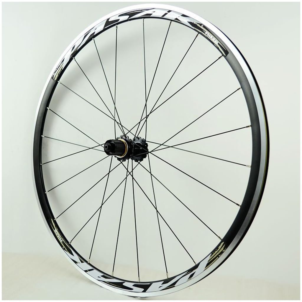 Ruedas Bicicleta de Carretera Aleación de Aluminio 30MM, Freno C/V Buje HG 4 Rodamientos Sellados Rueda de Bicicleta de Carreras 700C Compatible con 8/9/10/11 Velocidades 1680 G