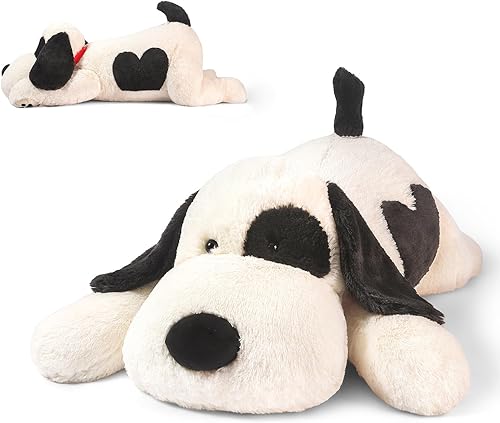 Animales de peluche con peso para perros, animales de felpa con peso de 20 pulgadas, 3.5 libras, juguete de almohada de felpa suave para cachorros,