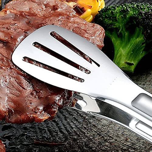 Kochzange Küchenzange zum Braten, Kochen, Grillen von Brot, Rutschfester Griff, sicher und langlebig (mittel)