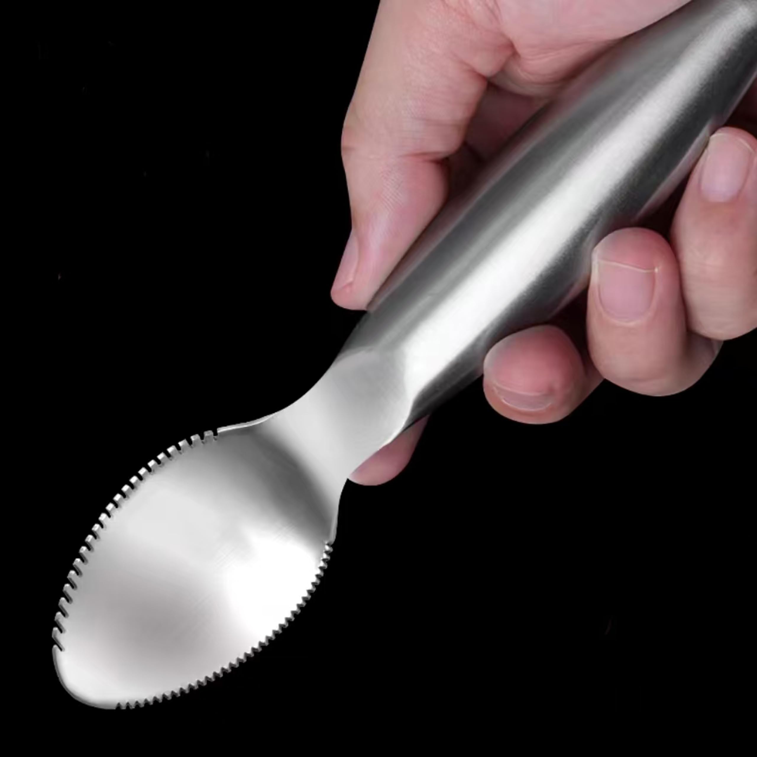 Stainless Steel Grapefruit Spoons with Serrated Edge Serrated