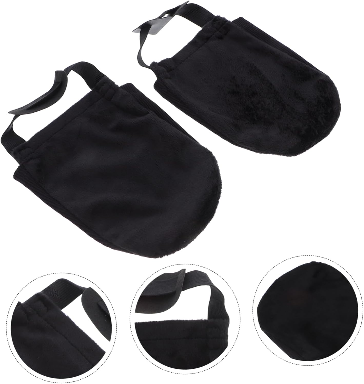 SUPVOX Bowling Shoe Covers 2 Pairs Bowling Sliding Covers for Women Boys and Girls Elastic Band Durable Easy to Use
