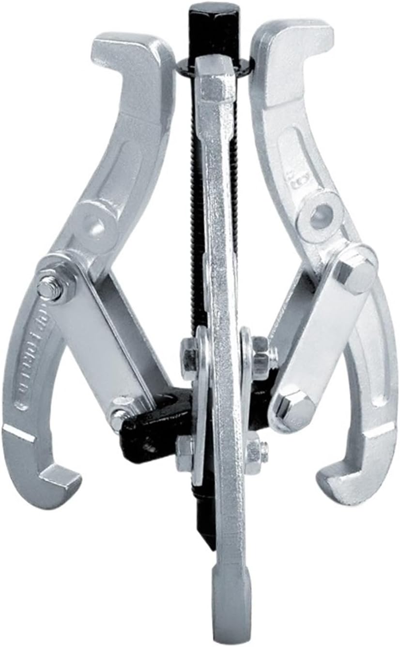 CAARLA Steel Bearing Jaw Pullers 3" 4" 6" inch Heavy Dutys Three-jaw Puller 3 Legs Bearing Removal Tool Hub Auto Gear Puller Triangle Small Puller(8 inch)