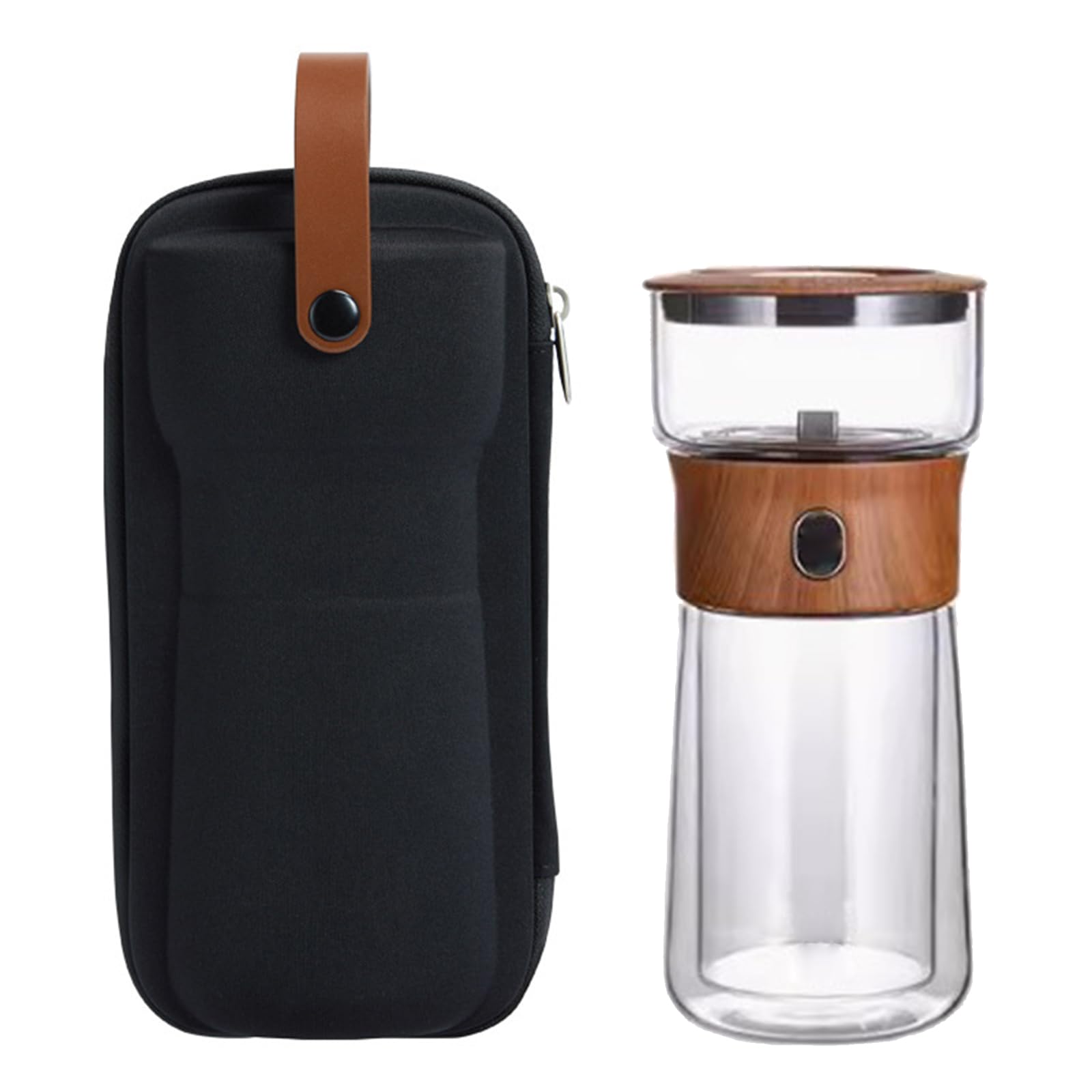Taza Infusora de té Lista para presentar Que resalta la Estructura de elaboración de Cerveza con Grifo Simple, excelente para los Amantes del té Regalo