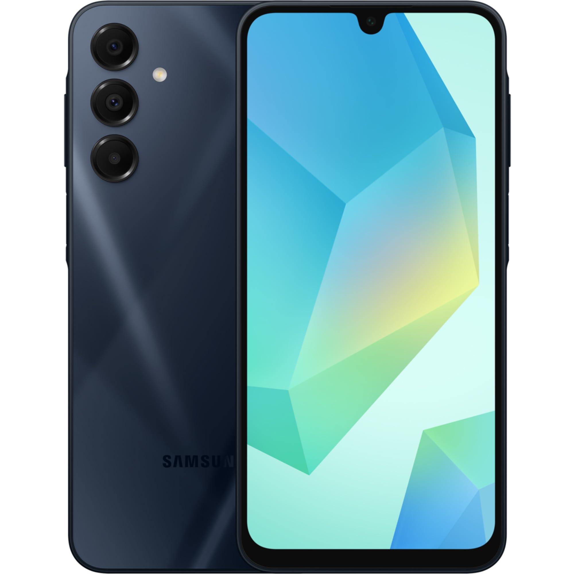 SamsungGalaxy A16 128/4GB Ram, Dual Sim, Unlocked to all Carrier, including with FREE official 25W UK Adapter (EP-T2510) Retail Pack and Clear Case, 512GB Micro SD Card (Blue Black, 4G)