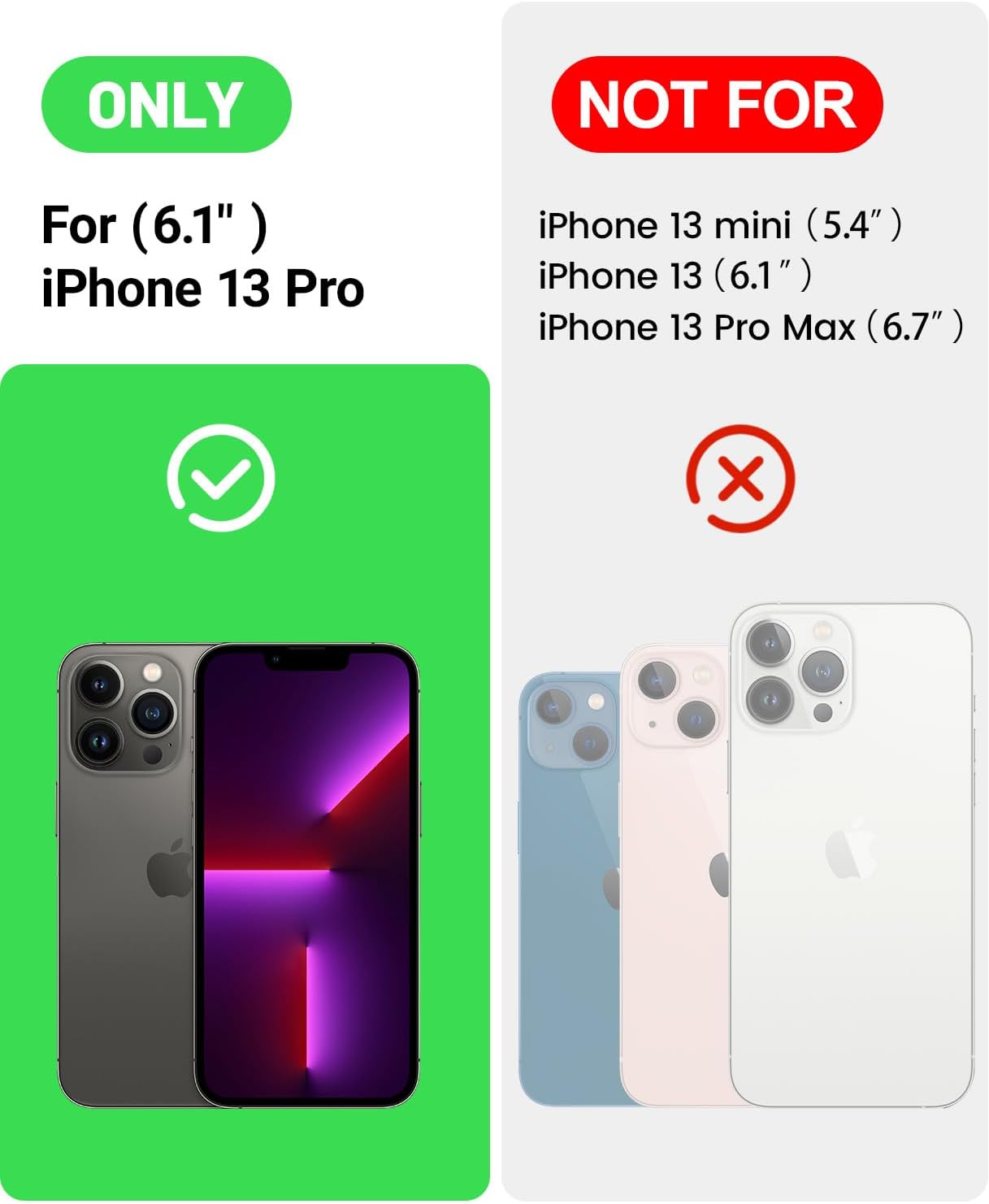 otofly for iphone 13 pro case [compatible with magsafe] full-body silicone shockproof slim thin phone case for iphone 13 pro 6.1 inch (new light blue) iphone 13 pro light blue