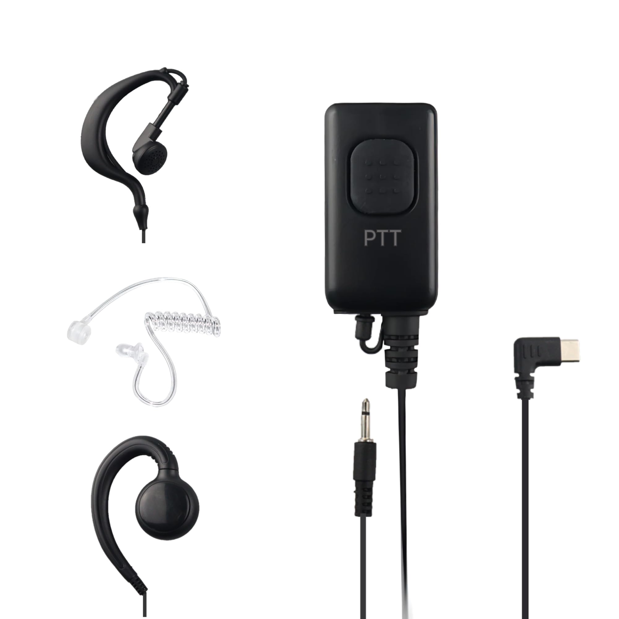 Amazon.com: VOICEPING Flex USB C Earpiece with PTT Button and Mic