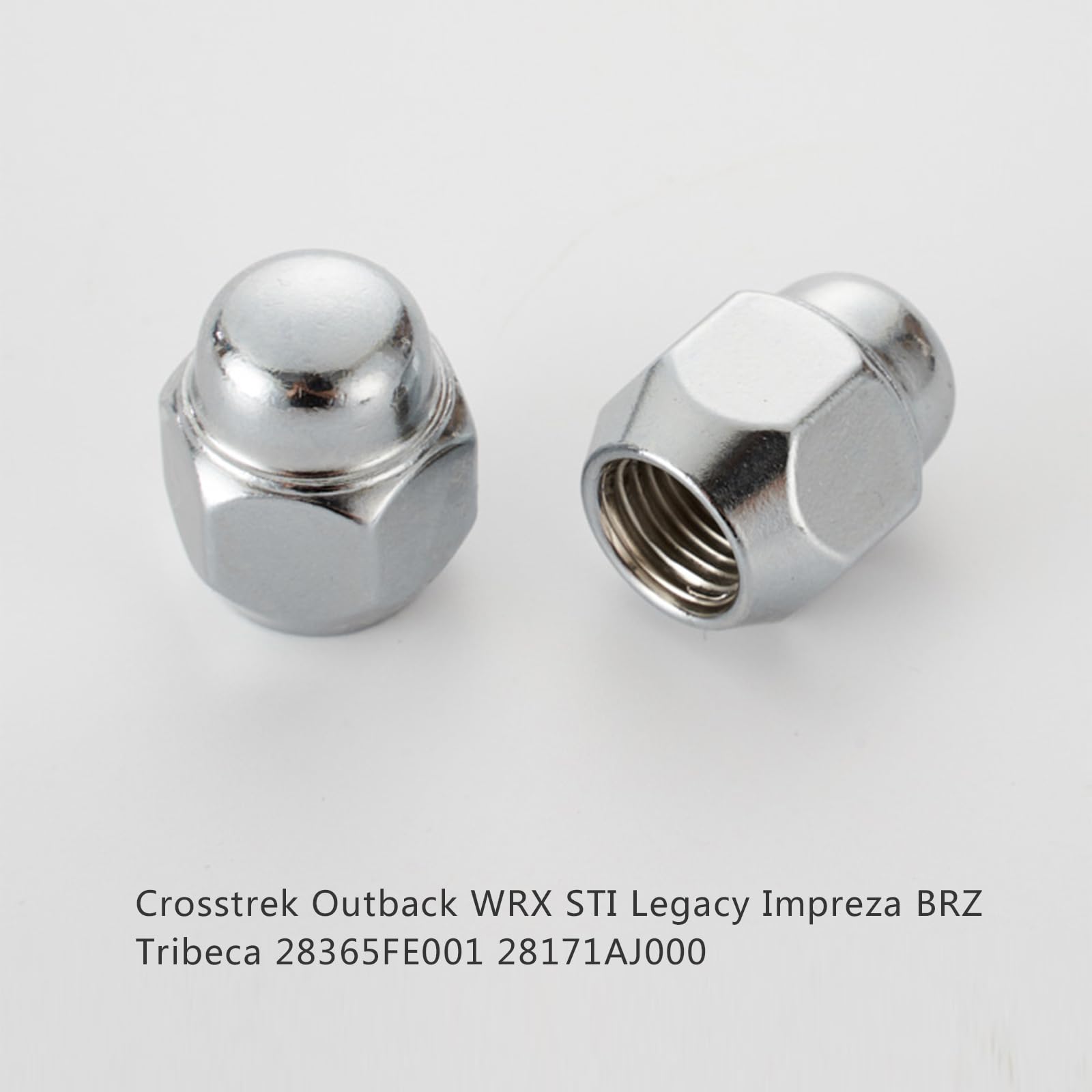 M12 x 1,25 perni ruota, set di dadi per bulloni per mozzo ruota, per veicoli Subaru, Crosstrek Outback WRX STI Legacy Impreza BRZ Tribeca 28365FE001 28171AJ000