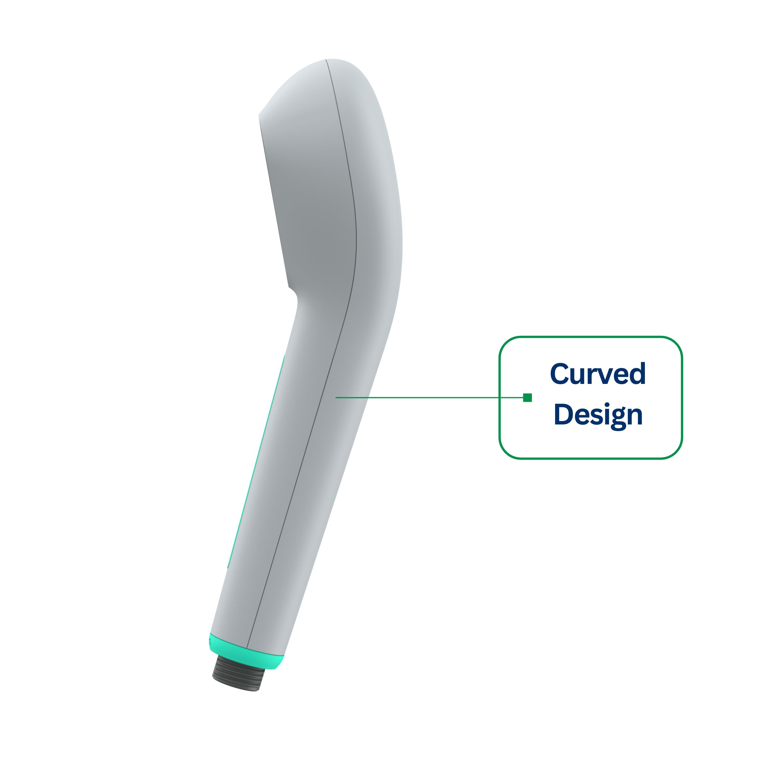 High-Pressure Water-Saving Showerhead, Eco-Friendly, Jet-Fusion® Technology, Handheld Shower Ideal for Home Caravan - Image 3