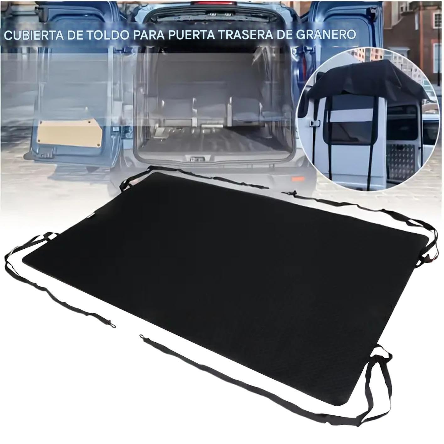 Toldo Trasero para Puerta De RV - Toldo De Sombra para Furgoneta,Protector Impermeable Trasero para Acampada Picnic Autocaravana Playa Exteriores