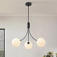 Vista 8 de Candelabros Dorados de Granja Moderna de 6 Luces para Luminaria de Comedor, Candelabro Colgante Sputnik de Mediados de Siglo para Sala de Estar Oro