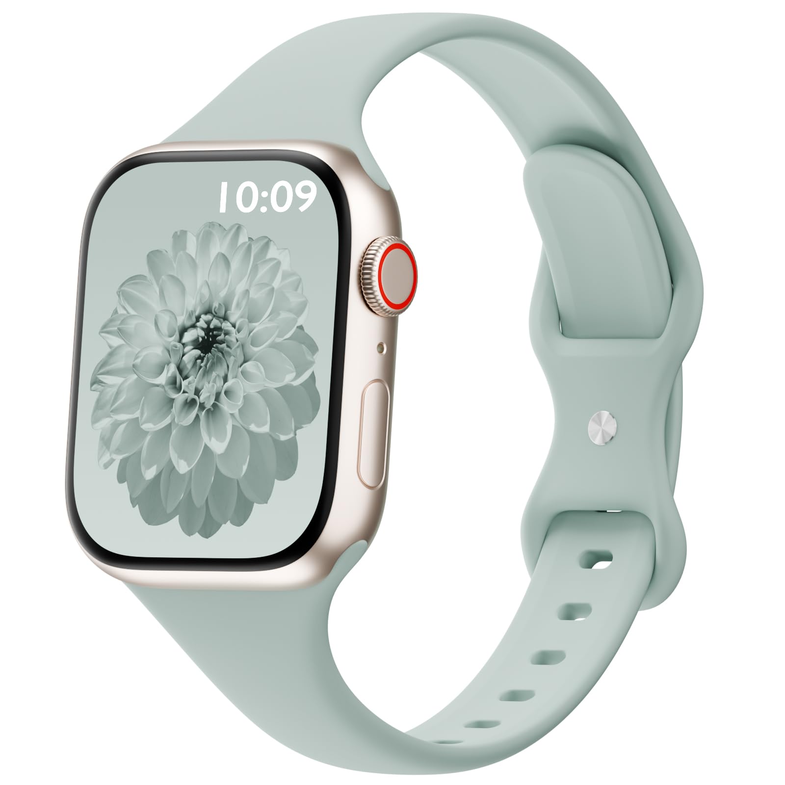 Thin Sport Silicone Slim Band Compatible with Apple Watch Bands Women Men