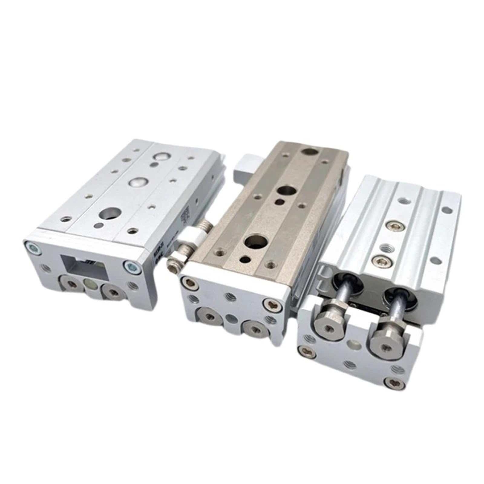 Vérin pneumatique double tige MXQ16 pour éliminer le jeu de guidage de table