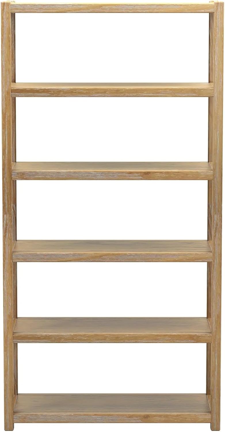 Grain Wood Furniture Greenport 72" Bookcase - Brushed Driftwood