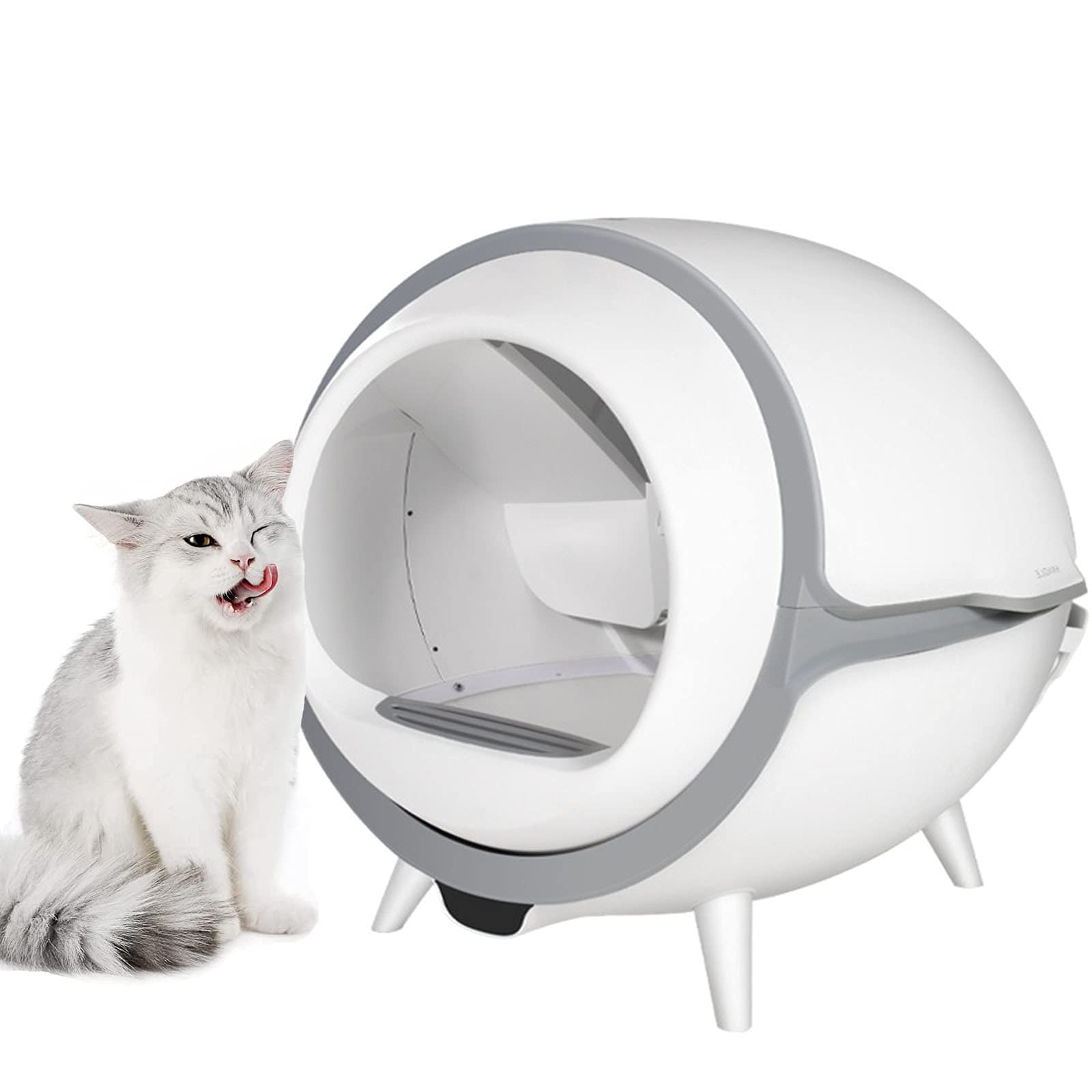 Buy HXPainting Automatic Selfcleaning Cat Litter Box Fully Enclosed