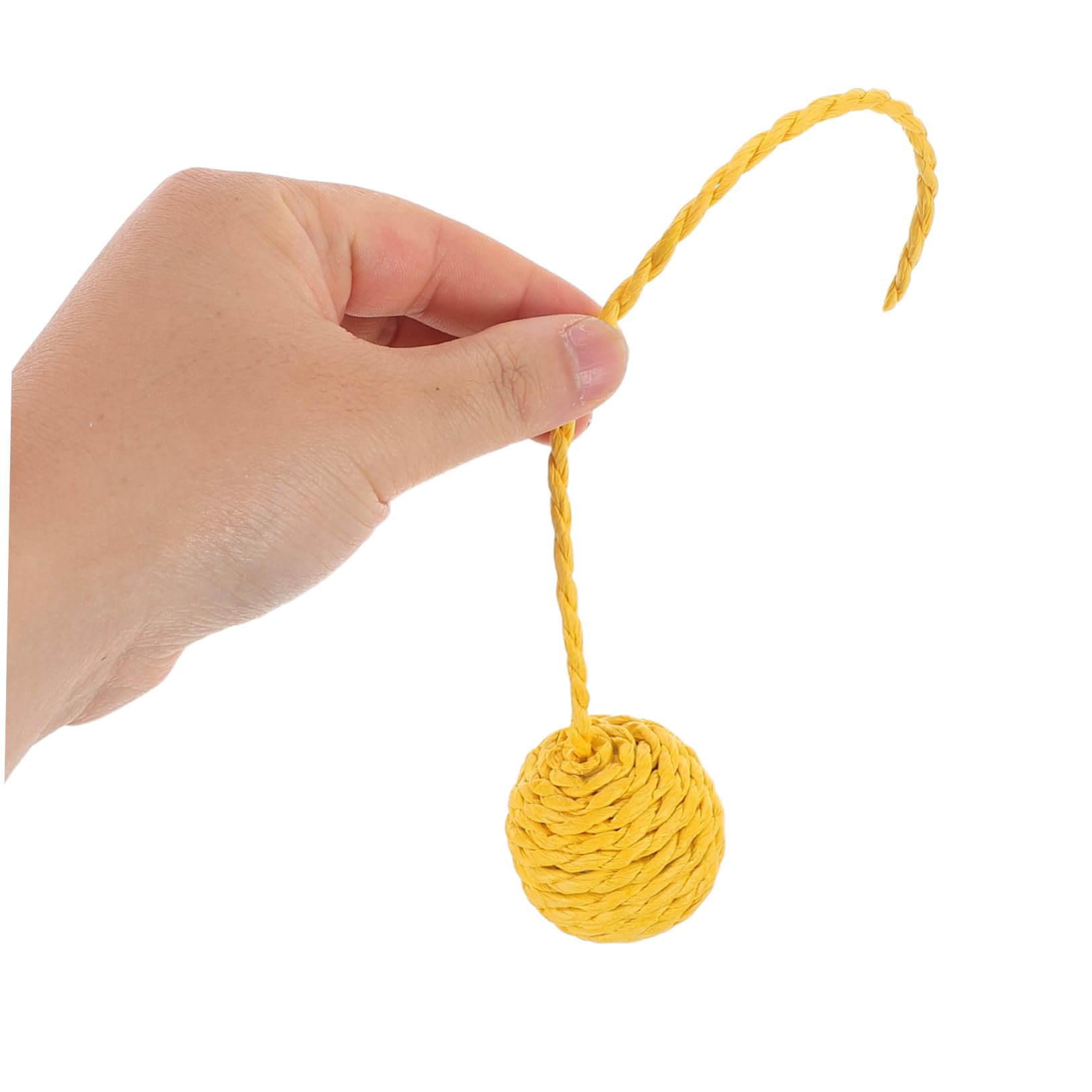 BESTonZON 5pezzi Palline di Ricambio per Tiragraffi per Gatti con Coda Corda in Sisal per Accessori per Giocattoli per Gatti Palline Interattive per Casa Design Facile da Installare e Sostit