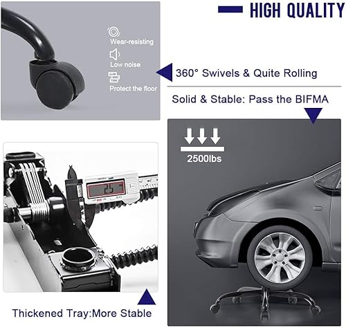 Miniatura 72 de Silla ergonómica para videojuegos, silla de juegos de piel sintética con reposacabezas, silla de carreras para computadora con soporte lumbar, silla