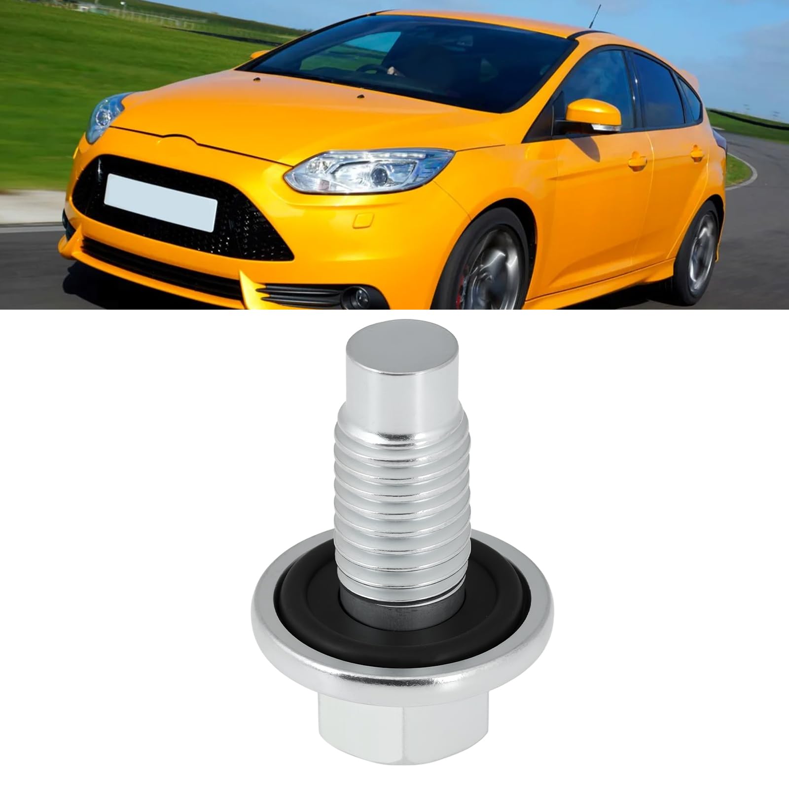 SG Store 2 tappi per coppa M12 x 1,75 compatibili con Ford EcoBoost 2.0 2.3 Focus ST RS MK3 bullone di scarico dell'olio di ricambio 4948795