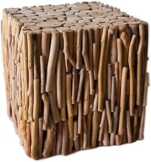 Ailj Sgabello in Legno Puro Fatto A Mano Creativo Soggiorno Divano Sgabello Panca Sgabello Semplice E Moderno